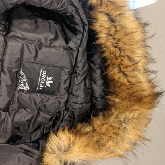 Orolay Famous Amazon thickened down coat black - Picture 3 of 4